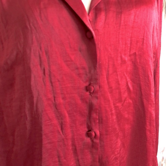 ALL IN FAVOR MAROON BUTTON DOWN - Picture 3 of 7